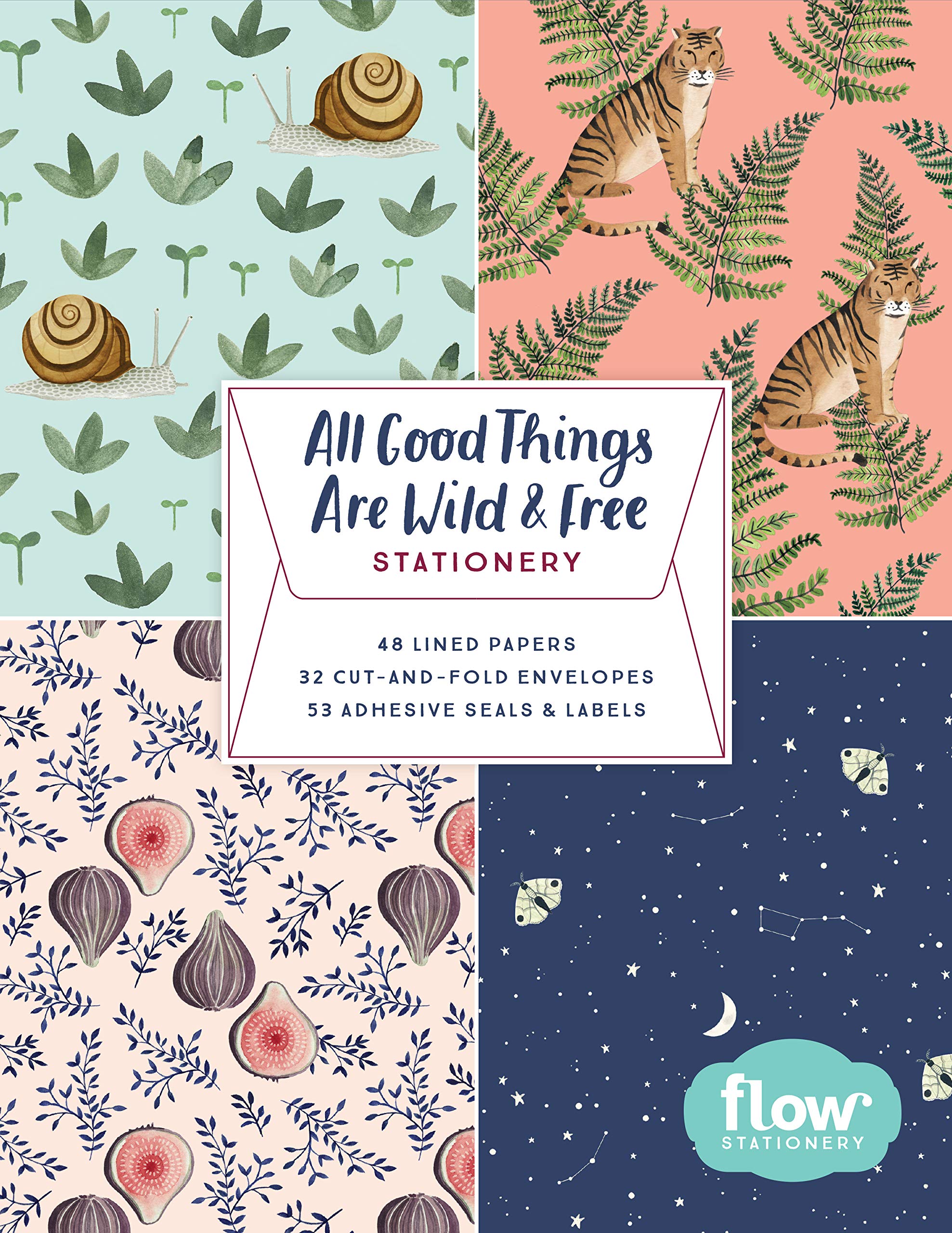 All Good Things Are Wild and Free Stationery (Flow),Used
