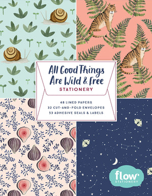 All Good Things Are Wild and Free Stationery (Flow),Used