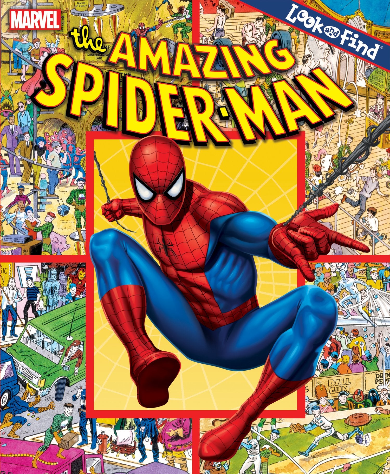 Look and Find MARVEL Spiderman,Used
