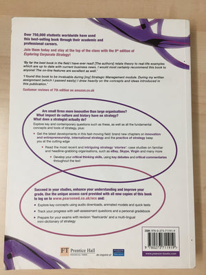 Exploring Corporate Strategy,Used