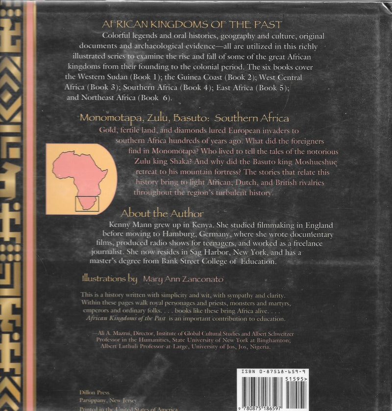 Monomotapa, Zulu, Basuto: Southern Africa (African Kingdoms of the Past),Used
