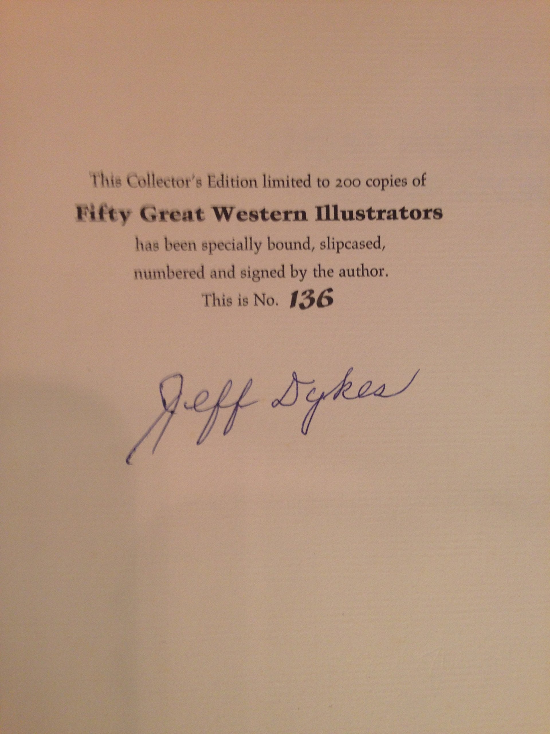 Fifty Great Western Illustrators: A Bibliographic Checklist [ILLUSTRATED],Used