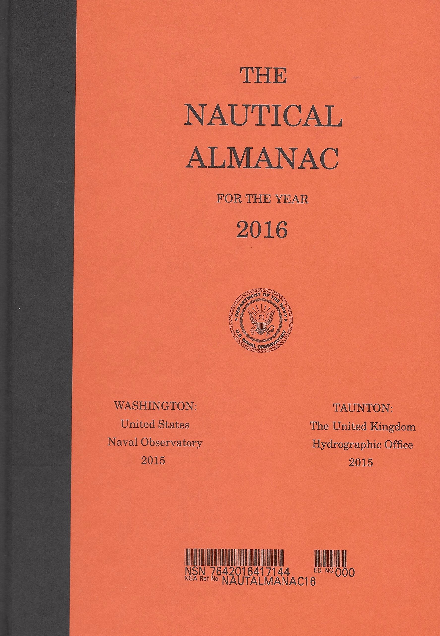 Nautical Almanac: 2016,Used