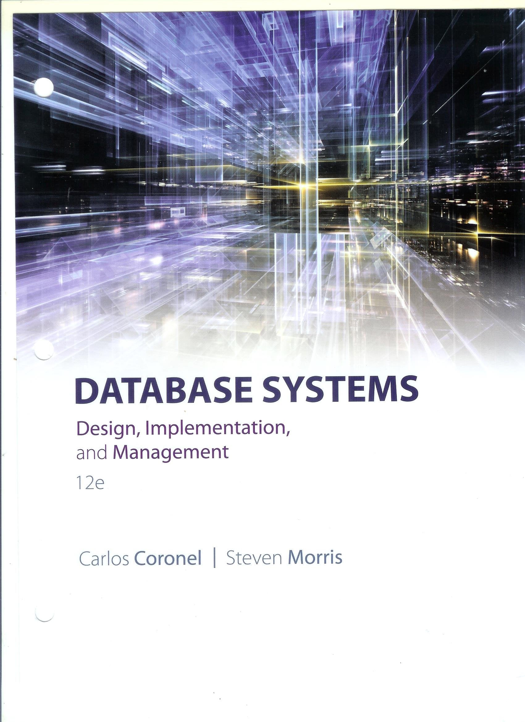 Database Systems: Design, Implementation, & Management