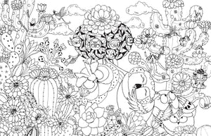 A Million Owls: Fine Feathered Friends To Color (Volume 5) (A Million Creatures To Color) (Volume 4)