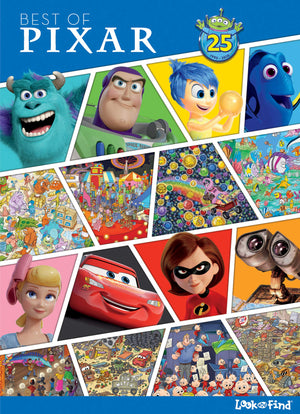 Best of Pixar Look and Find Activity Book  Includes Toy Story, Cars, and More!  PI Kids,Used