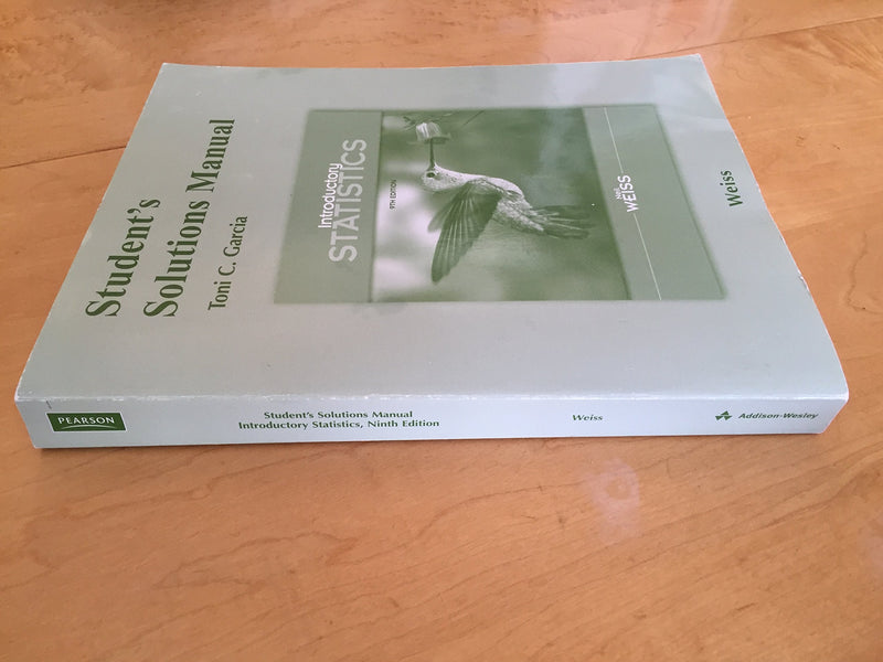 Student Solutions Manual for Introductory Statistics,Used