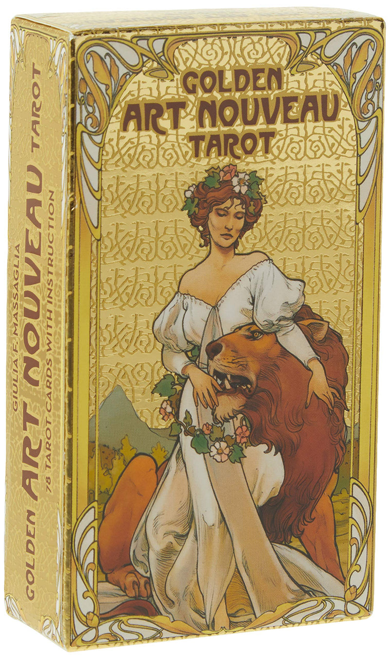 Golden Art Nouveau Tarot (Golden Art Nouveau Tarot, 1),Used