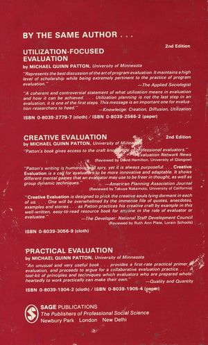 Qualitative Evaluation Methods,Used