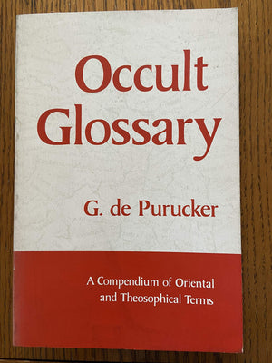 Occult Glossary,Used