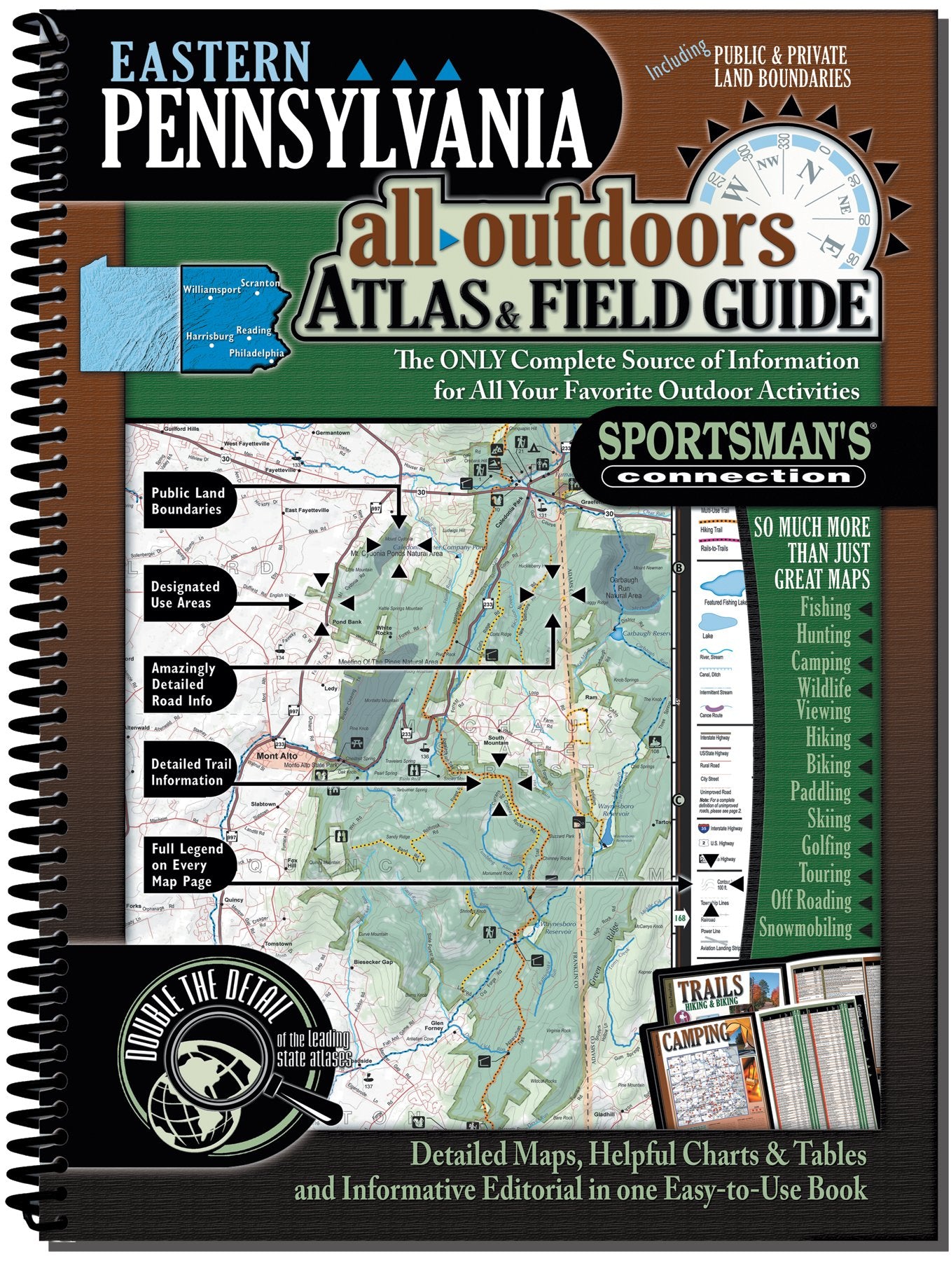 Eastern Pennsylvania AllOutdoors Atlas & Field Guide,Used