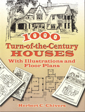 1000 TurnoftheCentury Houses: With Illustrations and Floor Plans (Dover Architecture),Used