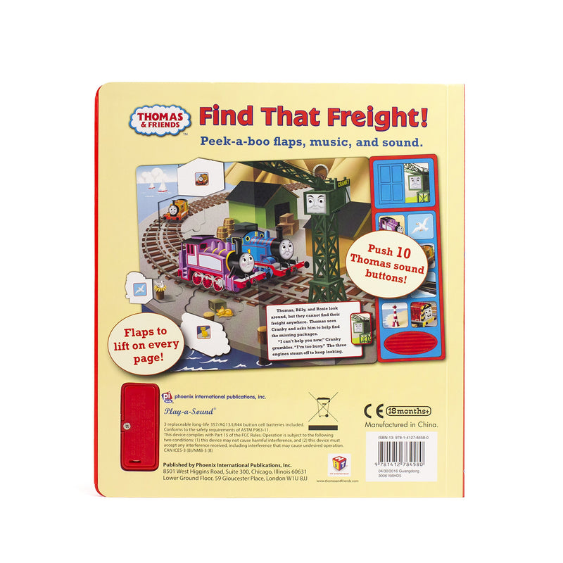 Thomas & Friends  Find that Freight! LiftaFlap Sound Book,Used