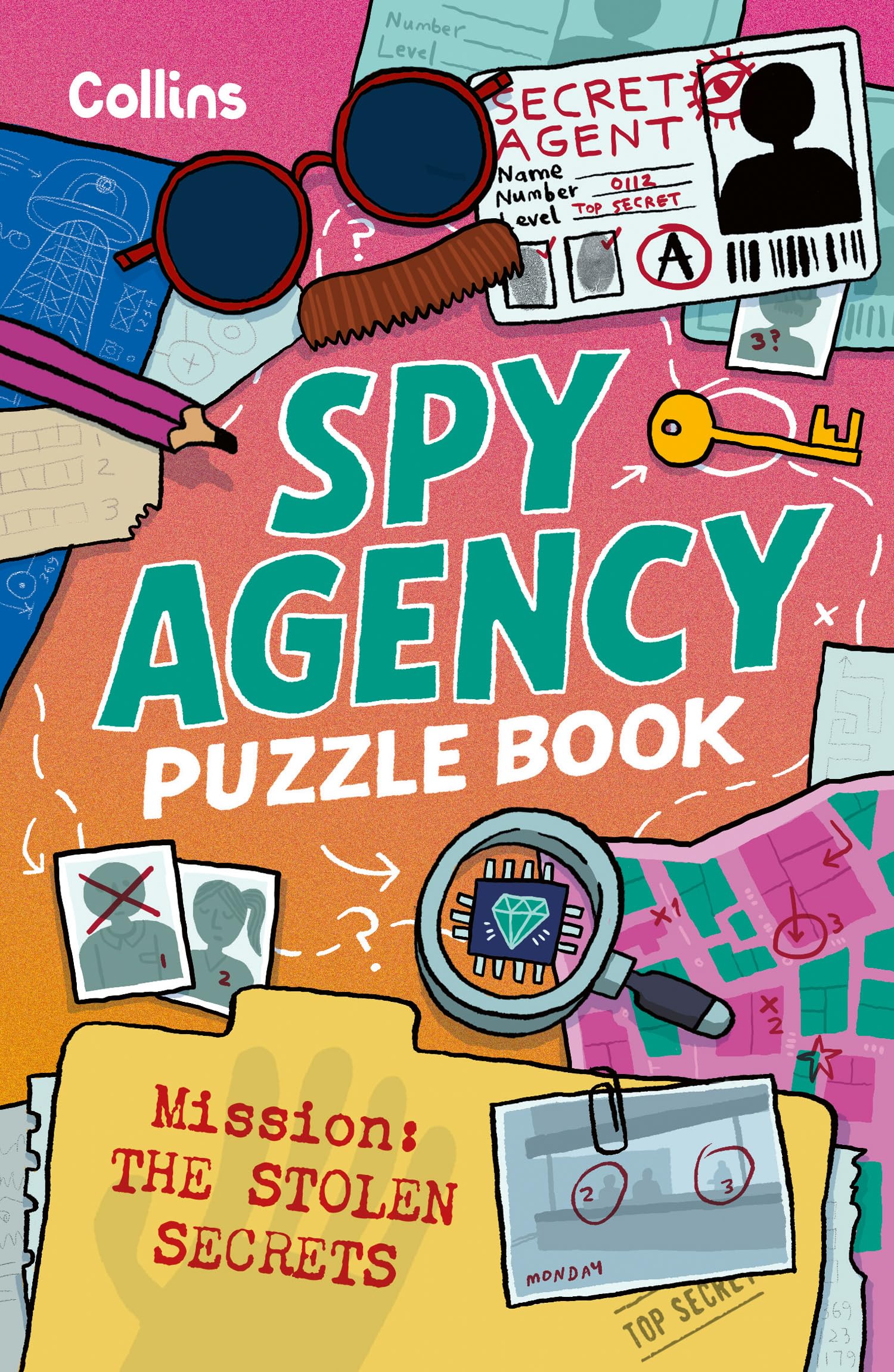 Spy Agency Puzzle Book  The Stolen Secrets: Solve Puzzles, Crack Codes And Take On A Top Secret Mission