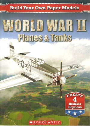 Example Product Manufacturer World War II Planes & Tanks Paper Models Building Kit