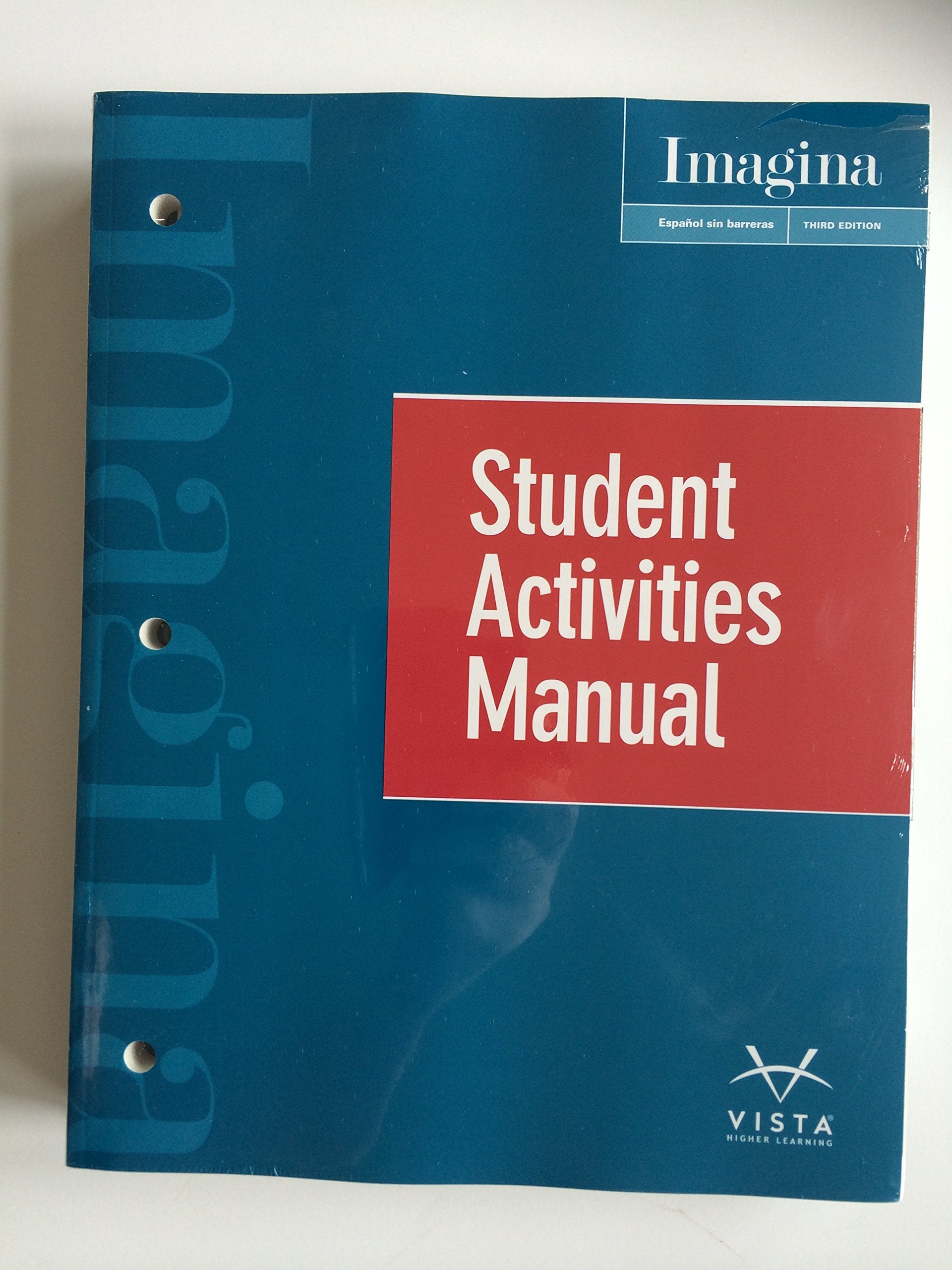 IMAGINA:ESPANOL SIN BARRERASSTUDENT ACTIVITIES MANUAL,Used