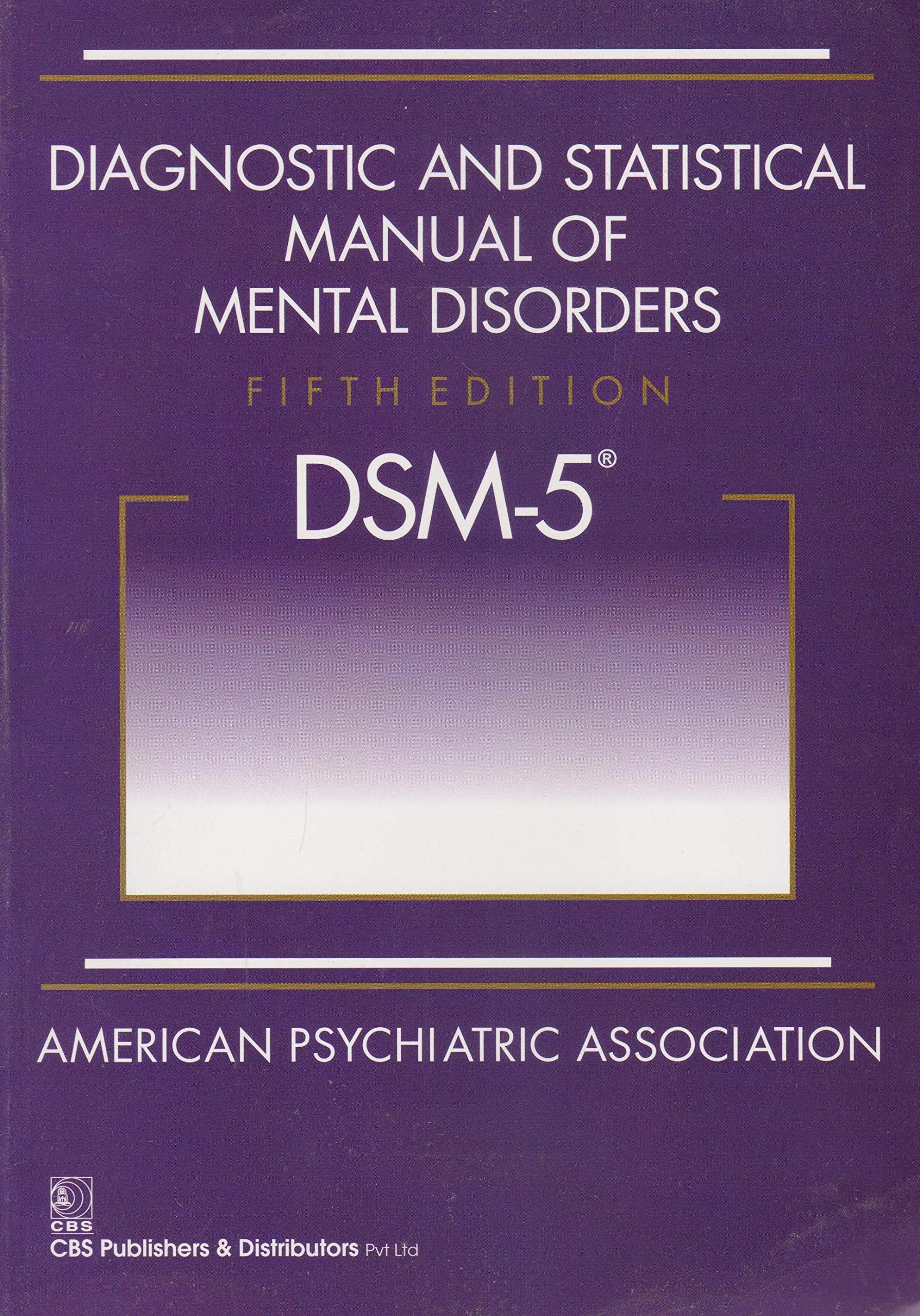 Diagnostic and Statistical Manual of Mental Disorders, 5th Edition: DSM5,Used