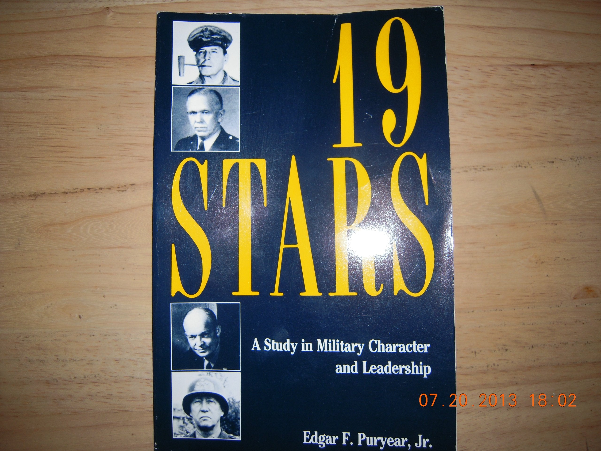Nineteen Stars: A Study in Military Character and Leadership,Used