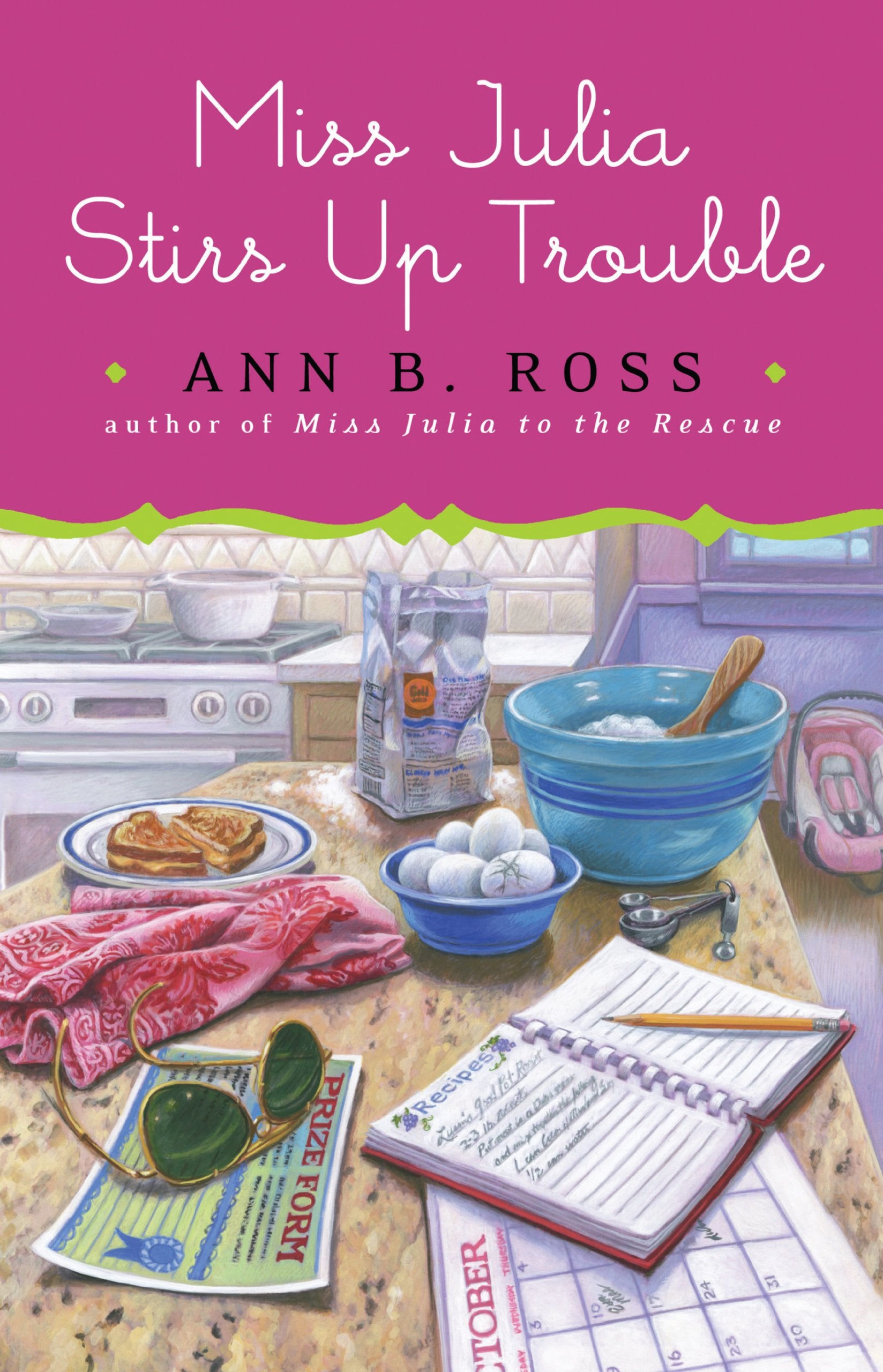 Miss Julia Stirs Up Trouble (Thorndike Press Large Print Core),Used