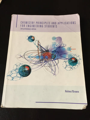 Chemistry Principles and Applications for Engineering Students,Used