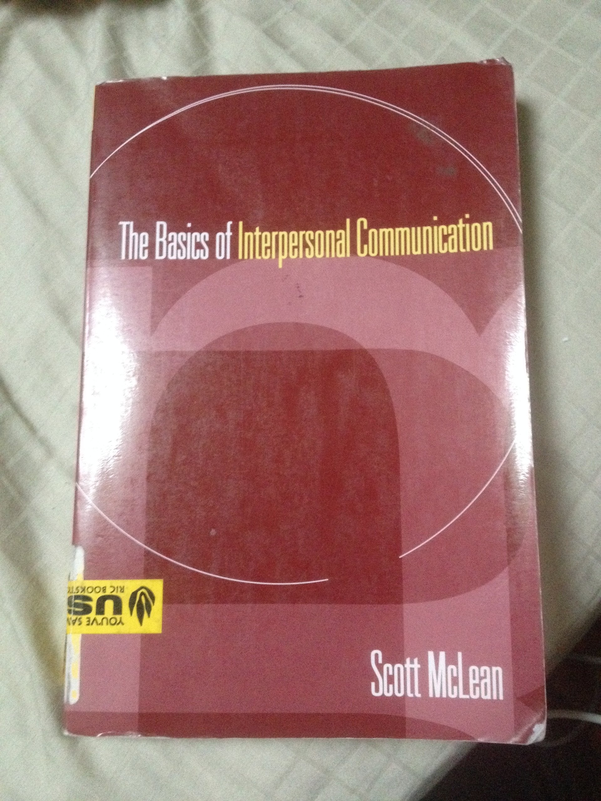 The Basics of Interpersonal Communication,Used