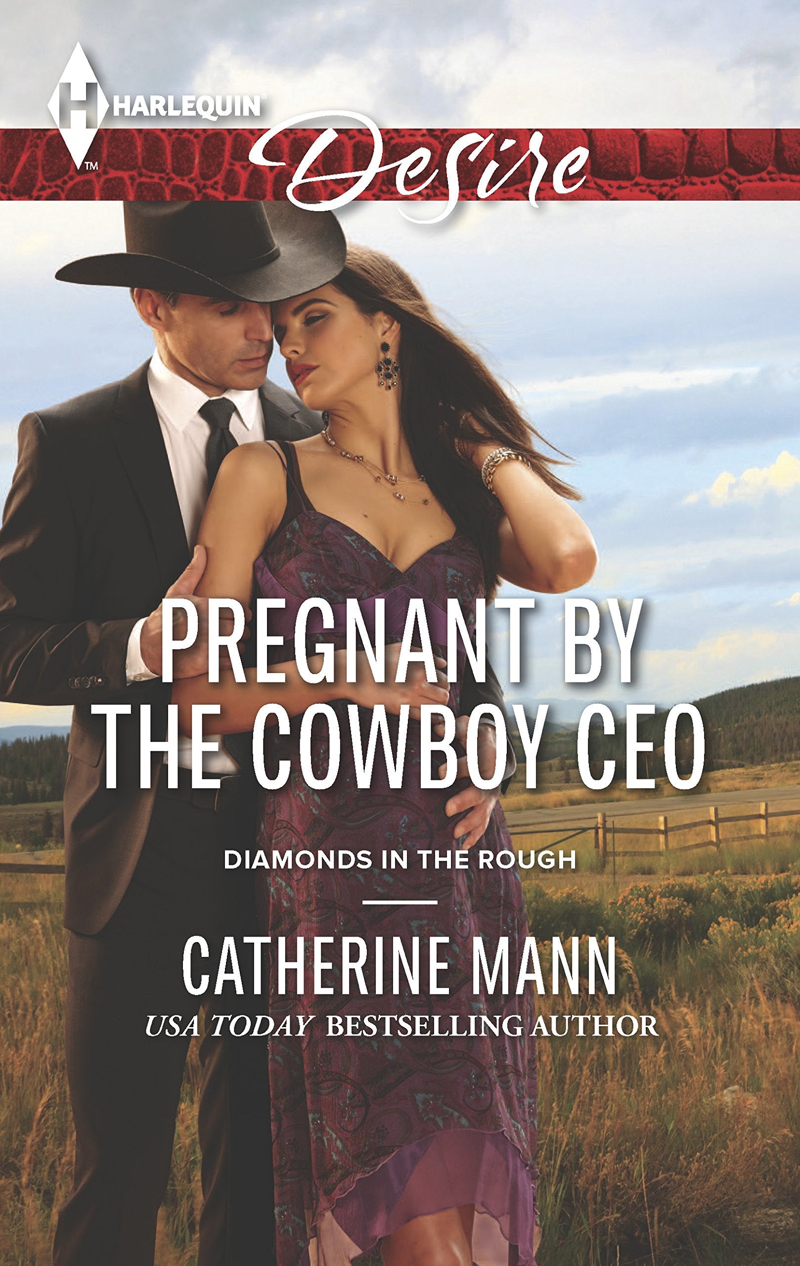 Pregnant by the Cowboy CEO (Diamonds in the Rough),Used