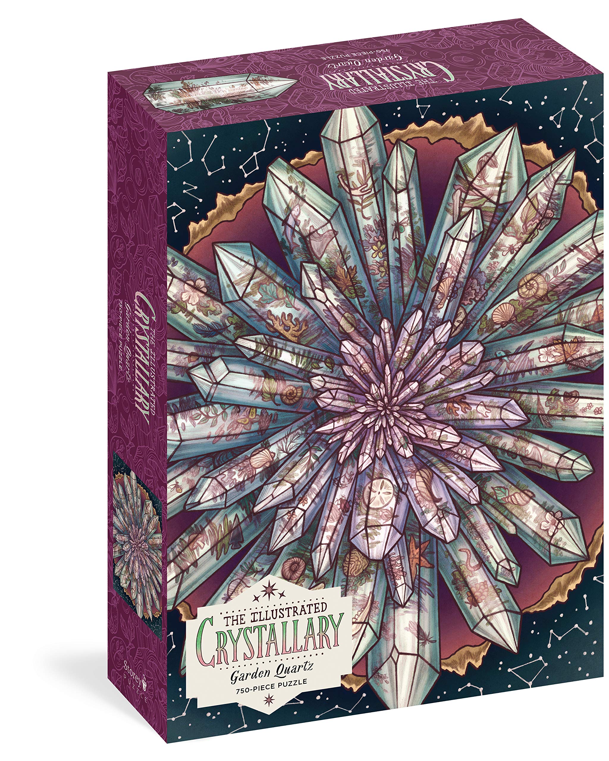 Illustrated Crystallary: Garden Quartz (750 Pieces) (Wild Wisdom)