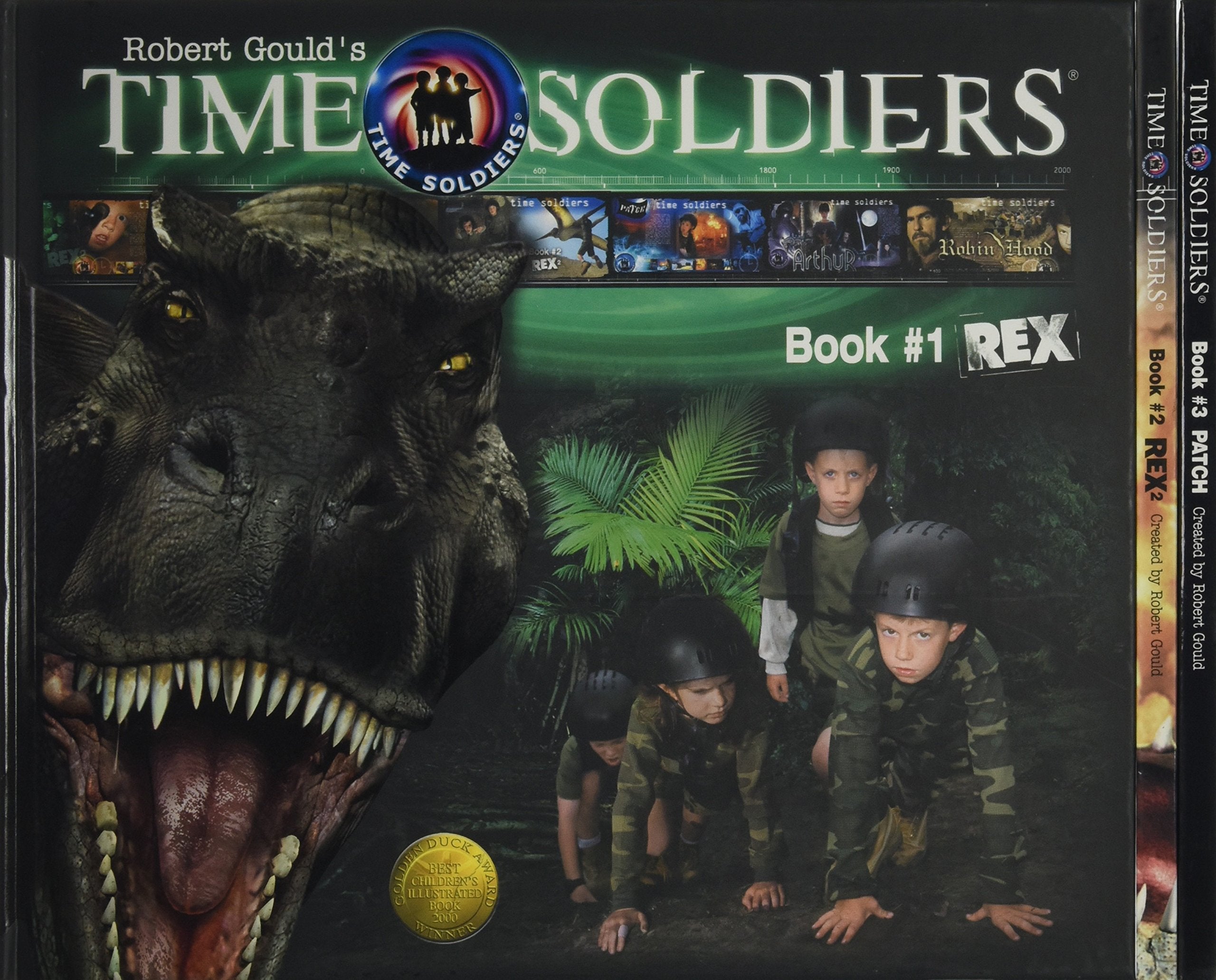 Time Soldiers Gift Set: Rex, Rex 2 & Patch,Used