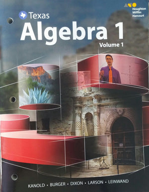 Texas Algebra 1 (Go Math!)-new