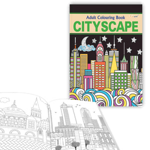 Cityscape - Adult Colouring Book : Artistic Relaxation Coloring Book, City Scene Drawings For Creative Minds, Coloring For Adults And Creativity