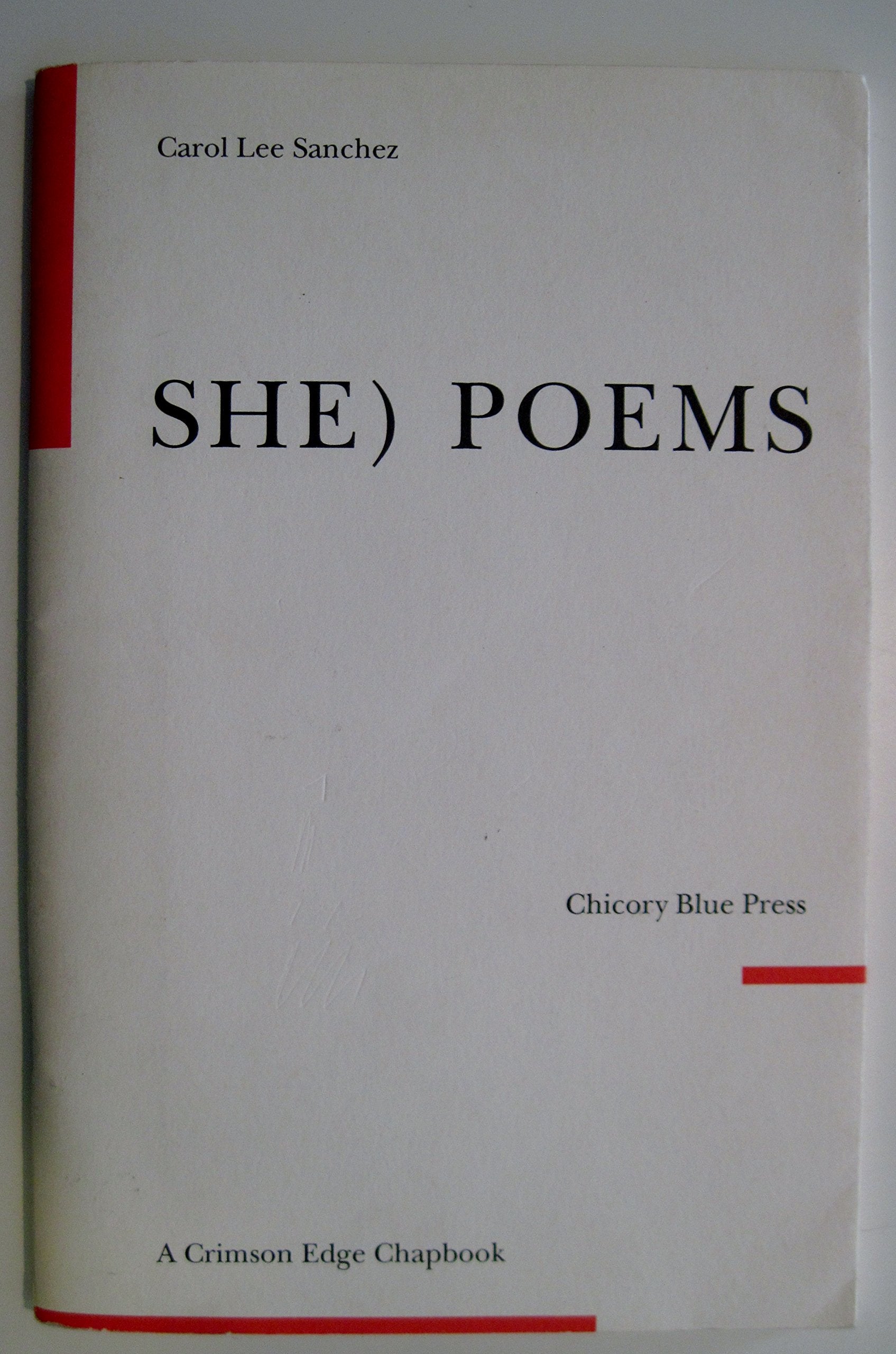 She) Poems (A Crimson Edge Chapbook),Used