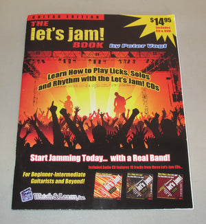 Let's Jam! Book with Audio CD and DVD  Learn to Play Guitar Rhythm, Licks, & Solos,Used