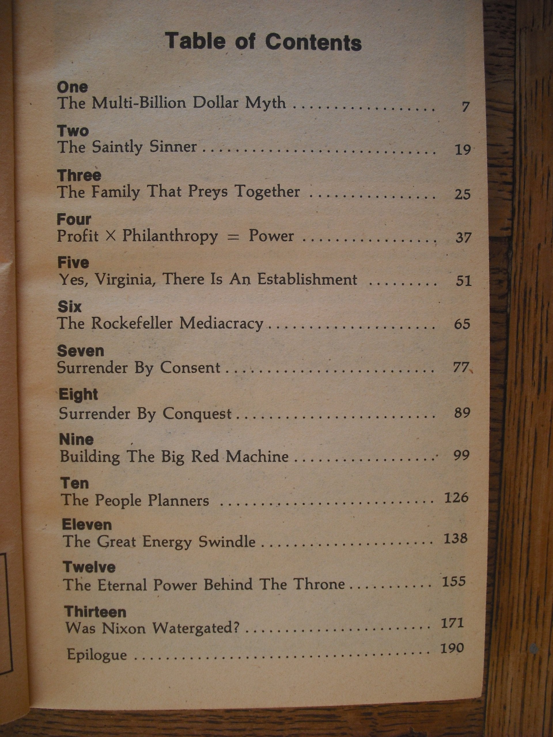 The Rockefeller File,Used