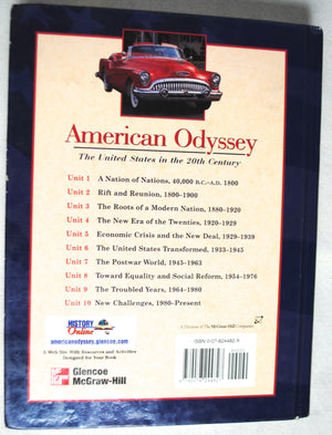 American Odyssey: The United States in the 20th Century,New