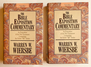 Bible Exposition Commentary Set (Volumes 1 & 2),Used