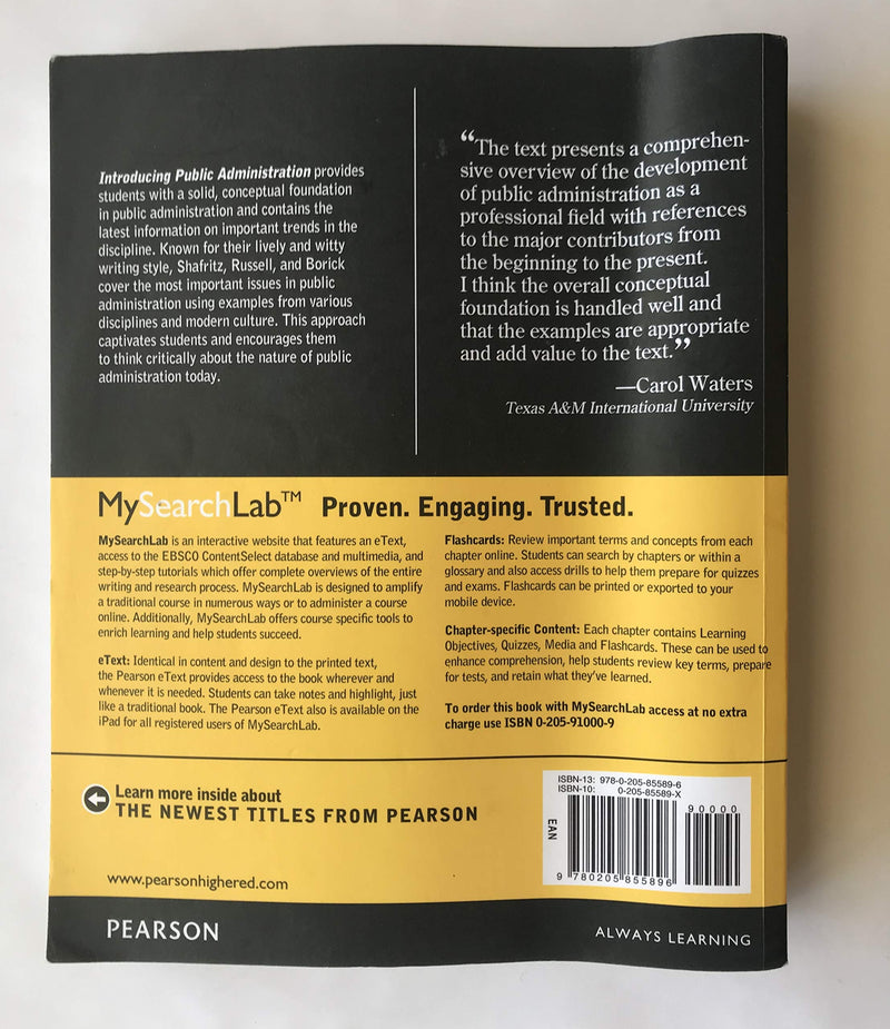 Introducing Public Administration (8th Edition),New