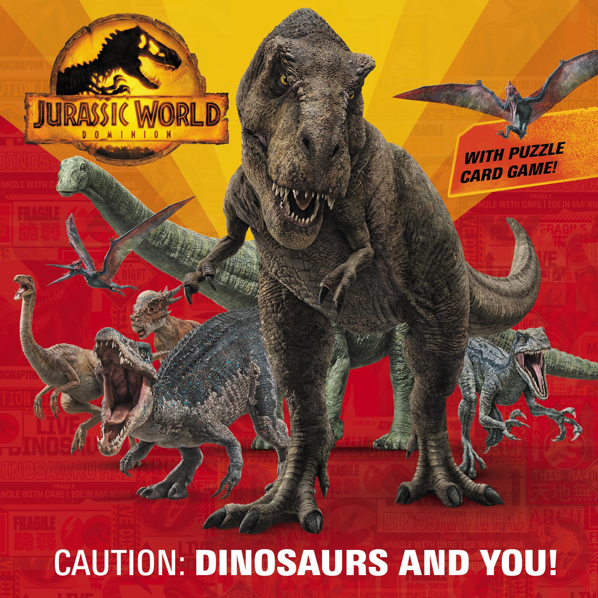 Caution: Dinosaurs And You! (Jurassic World Dominion) (Pictureback(R)),New