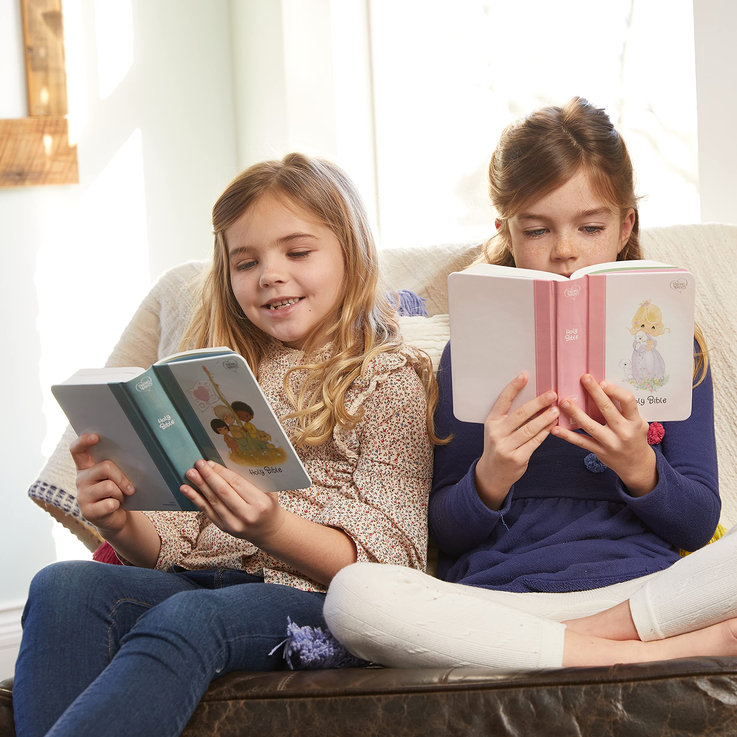 NKJV, Precious Moments Small Hands Bible, Hardcover, Pink, Comfort Print: Holy Bible, New King James Version,Used