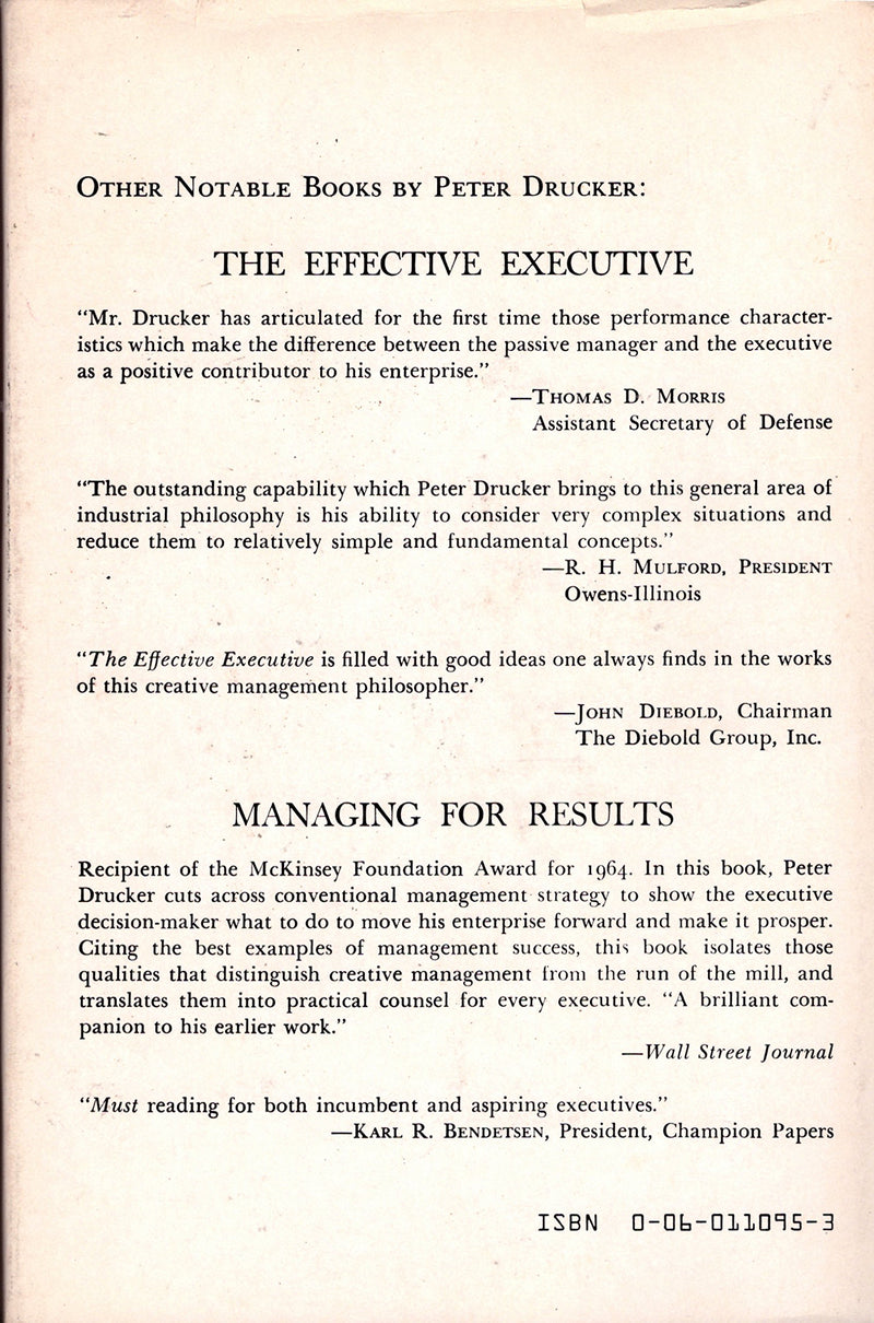 The Practice Of Management,Used