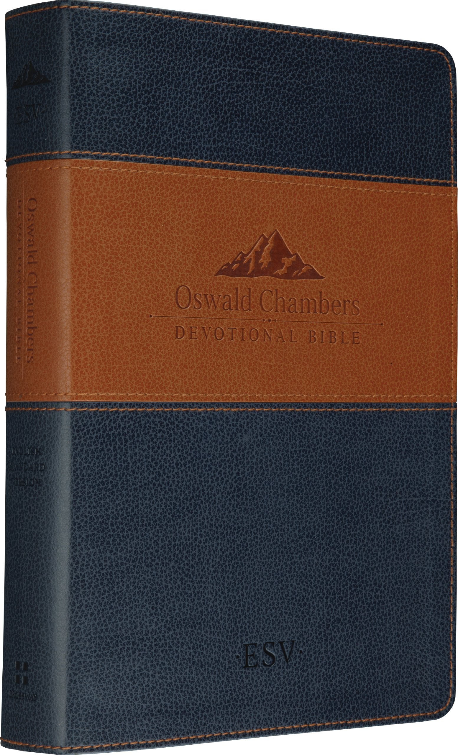 ESV Oswald Chambers Devotional Bible (TruTone, Navy/Tan),Used