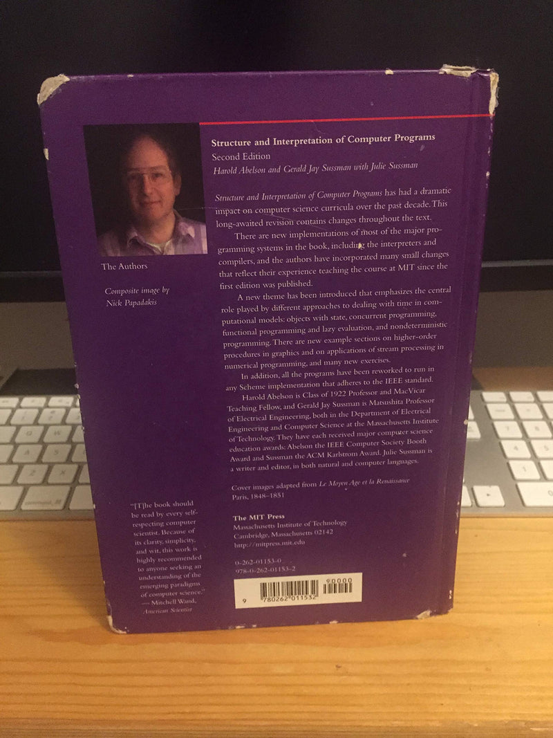 Structure and Interpretation of Computer Programs  2nd Edition (MIT Electrical Engineering and Computer Science),Used