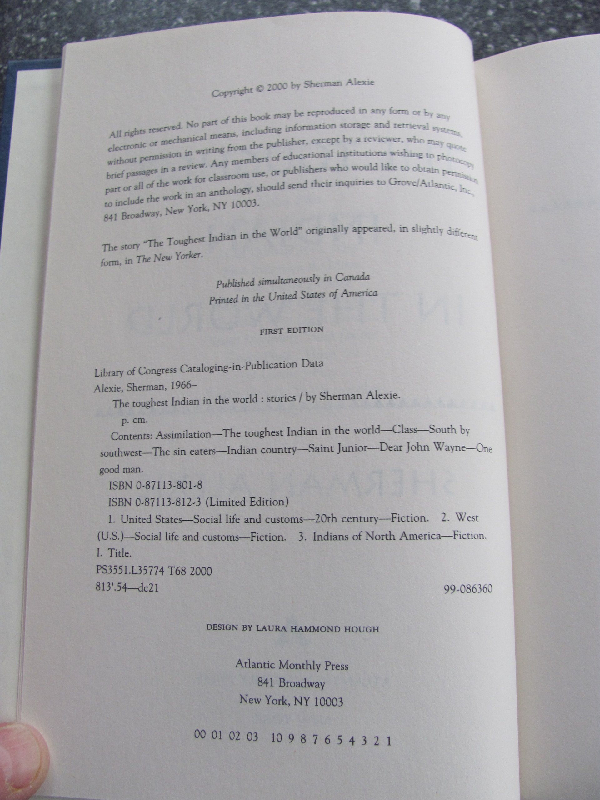 The Toughest Indian in the World,Used