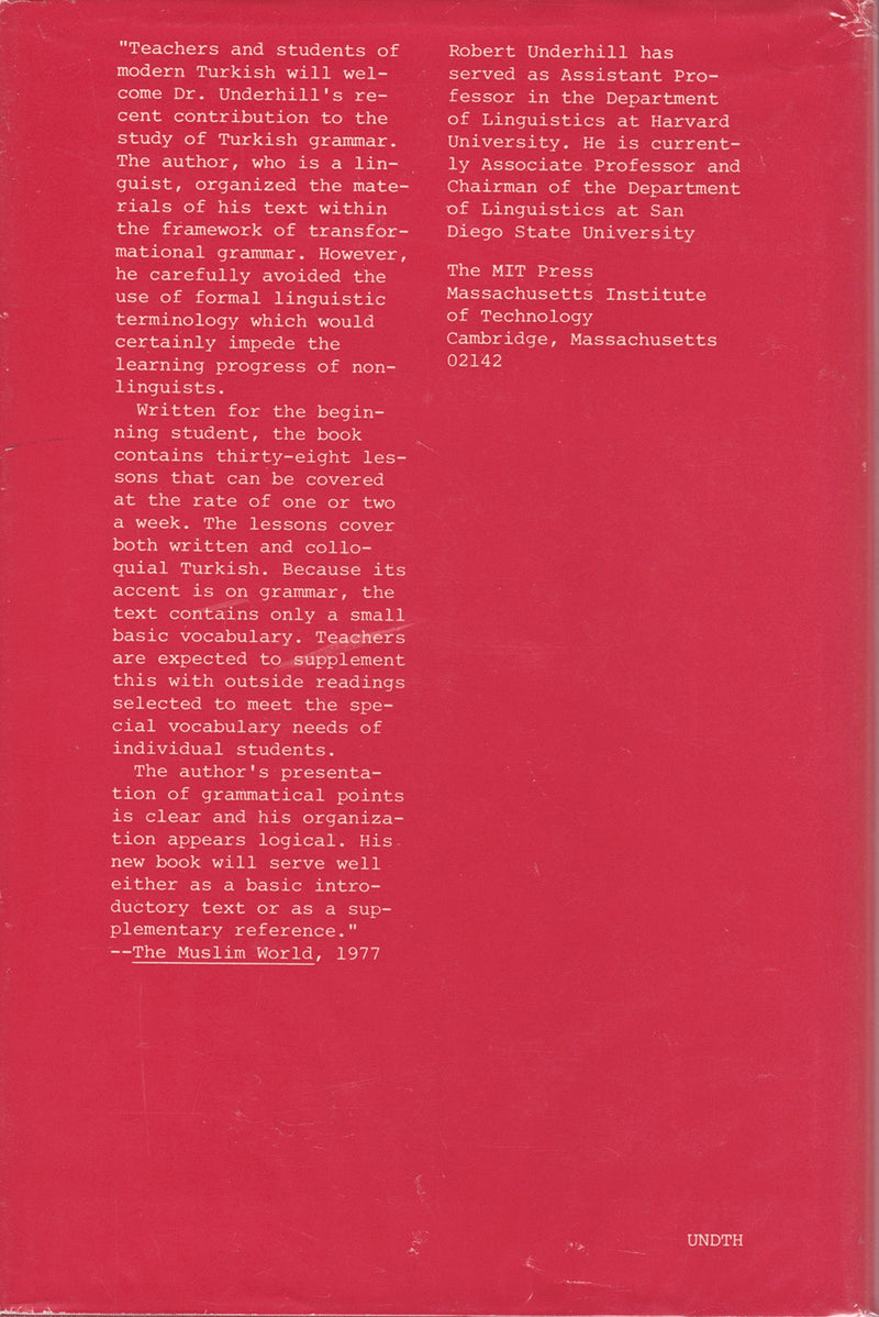 Turkish Grammar (Turk dili grameri, dil, Turk dili, Turkce grameri) (English and Turkish Edition),Used