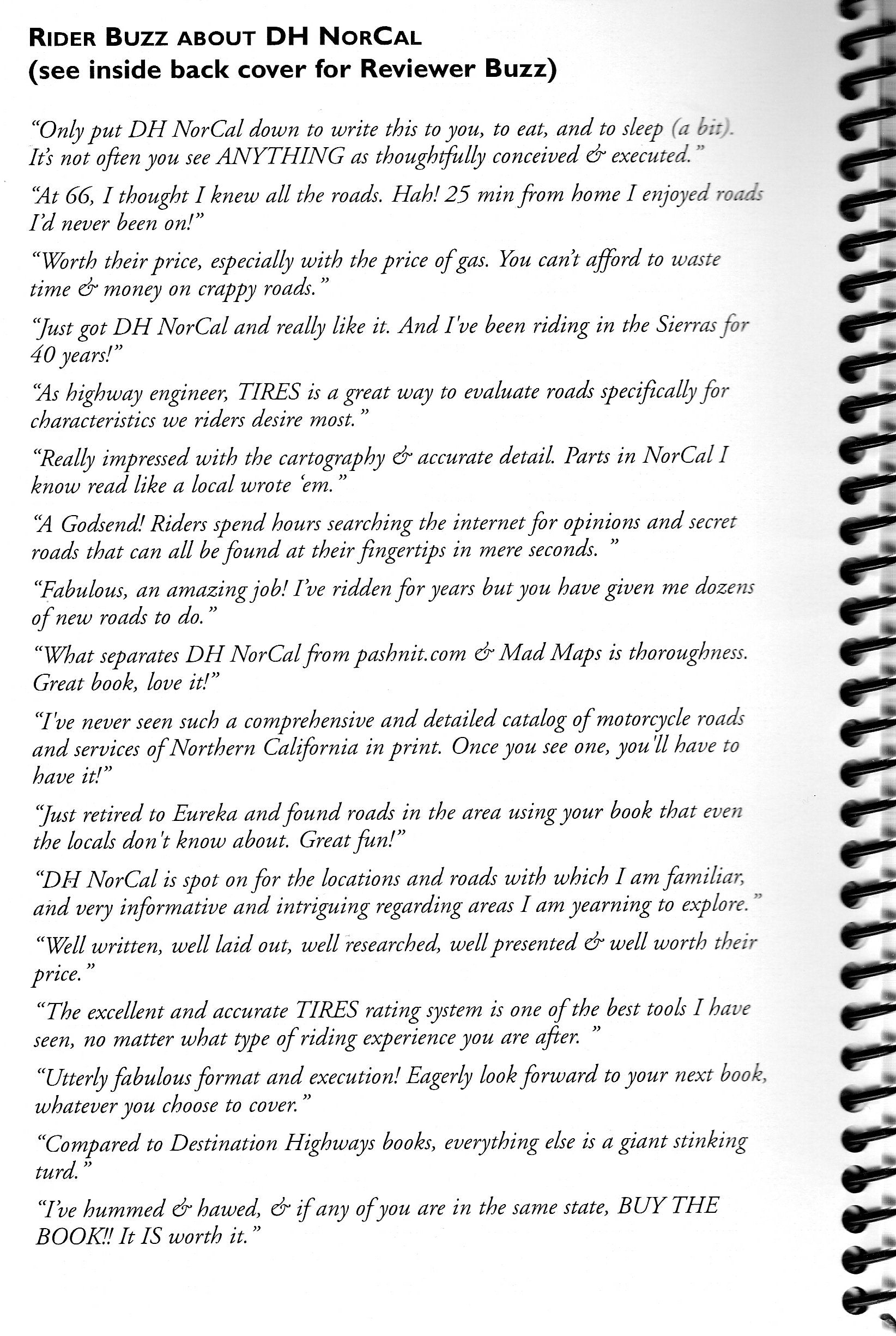 Destination Highways Northern California: A Motorcycle Enthusiast's Guide to the Best 334 Roads in Northern California,Used