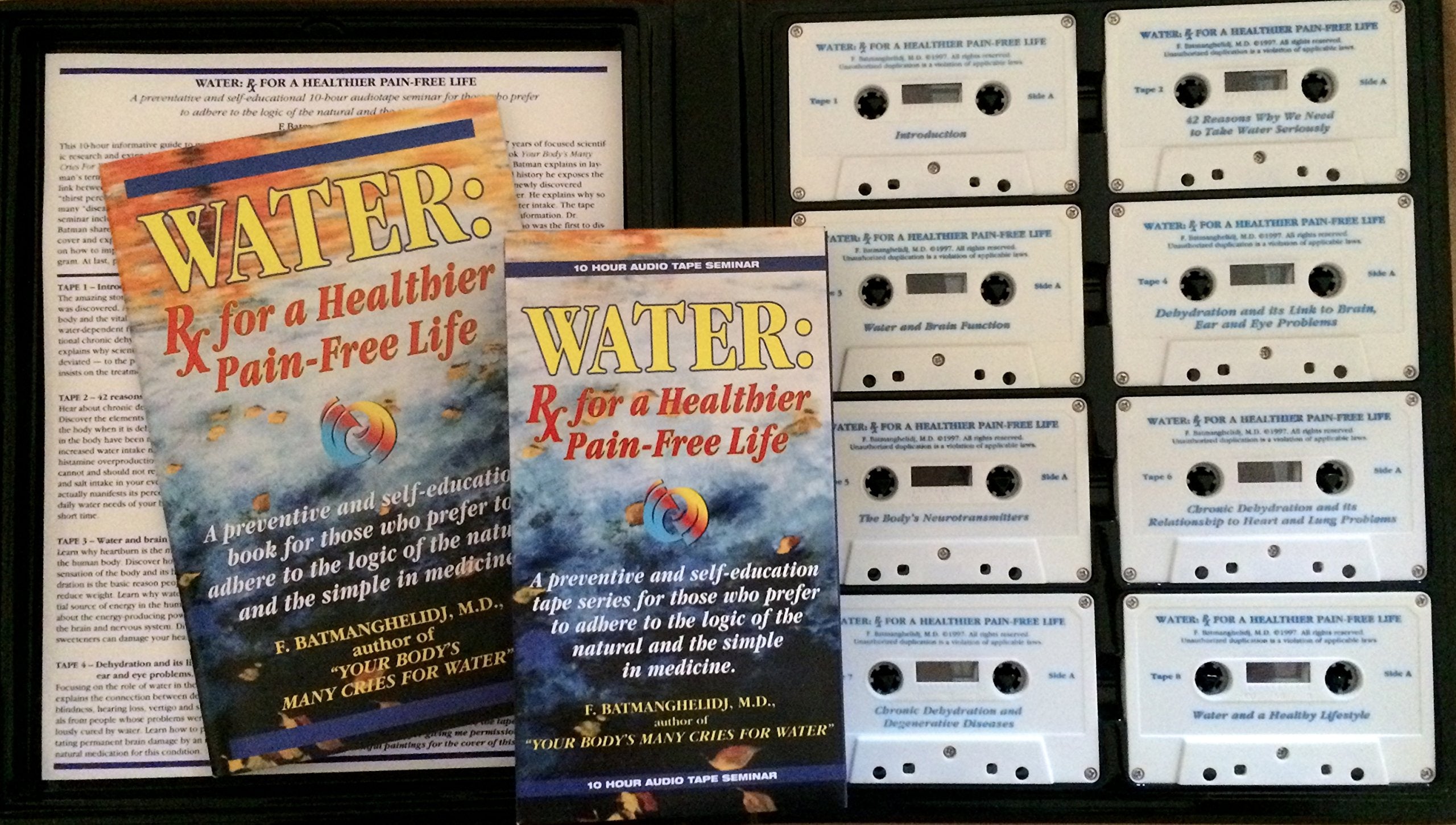 Water: Rx For A Healthier, Painfree Life,New