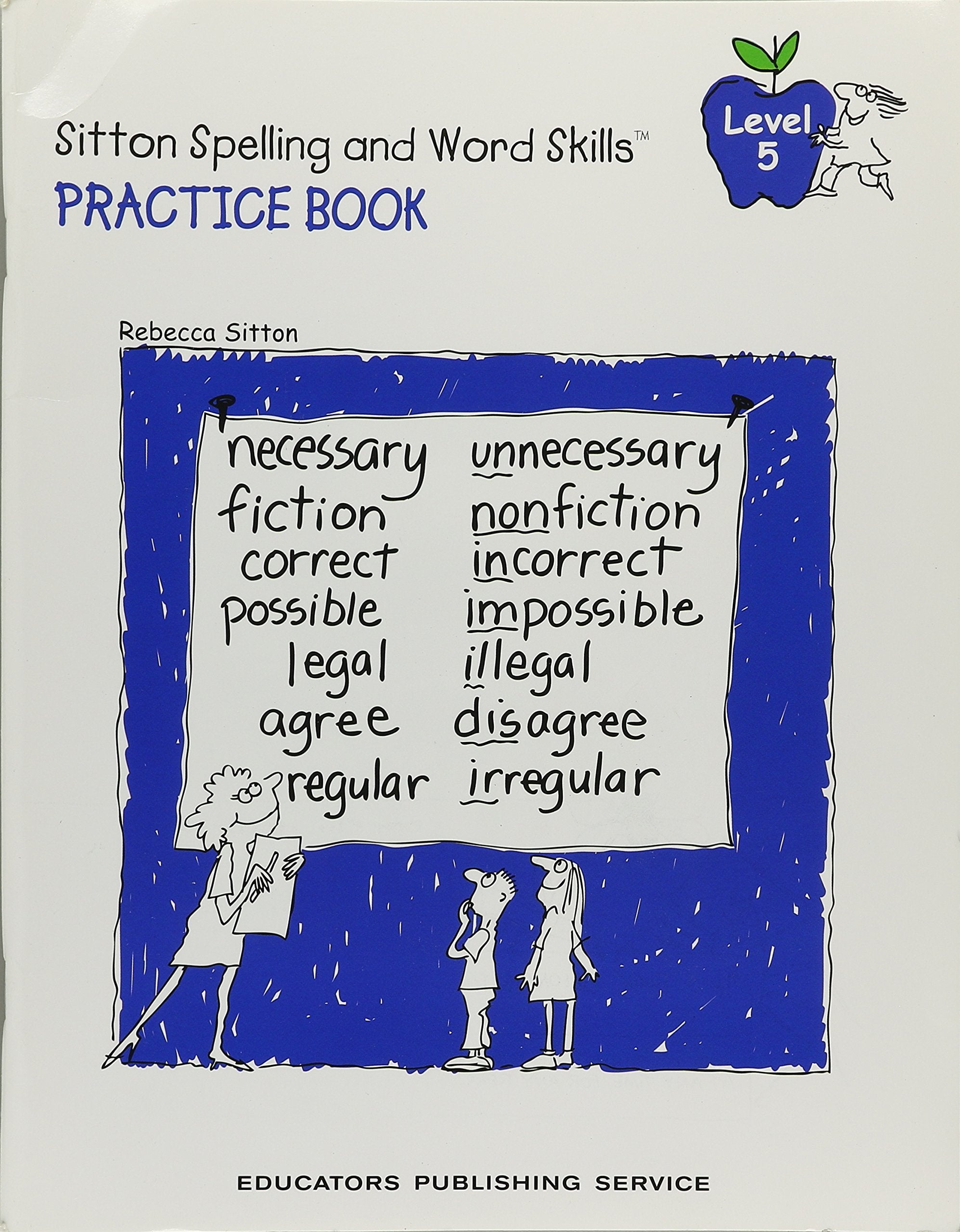 Rebecca Sitton's Practice Book for Learning Spelling and Word Skills for Students (Level 5),Used