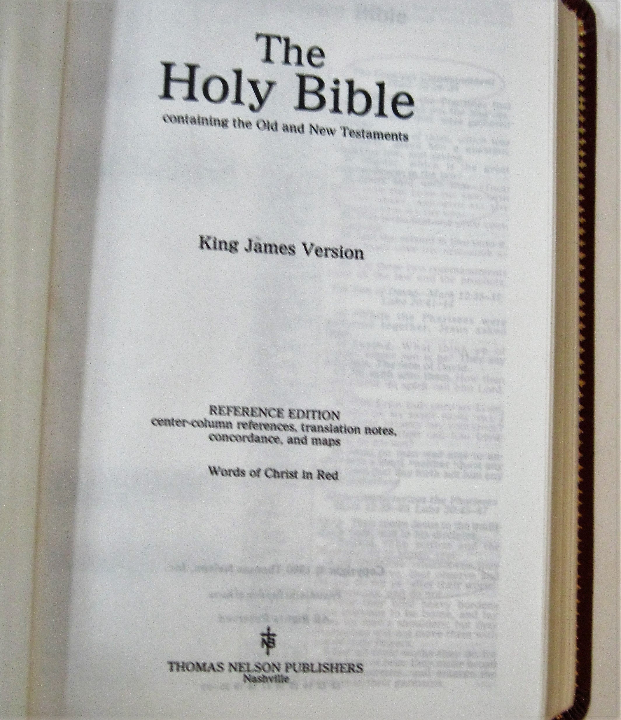Nelson Reference Biblekjv,New