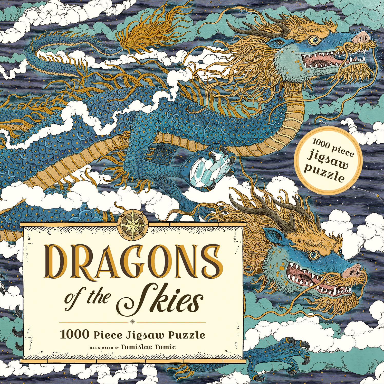 Magic Cat Publishing Kid Dragons Of The Skies: 1000 Piece Jigsaw Puzzle