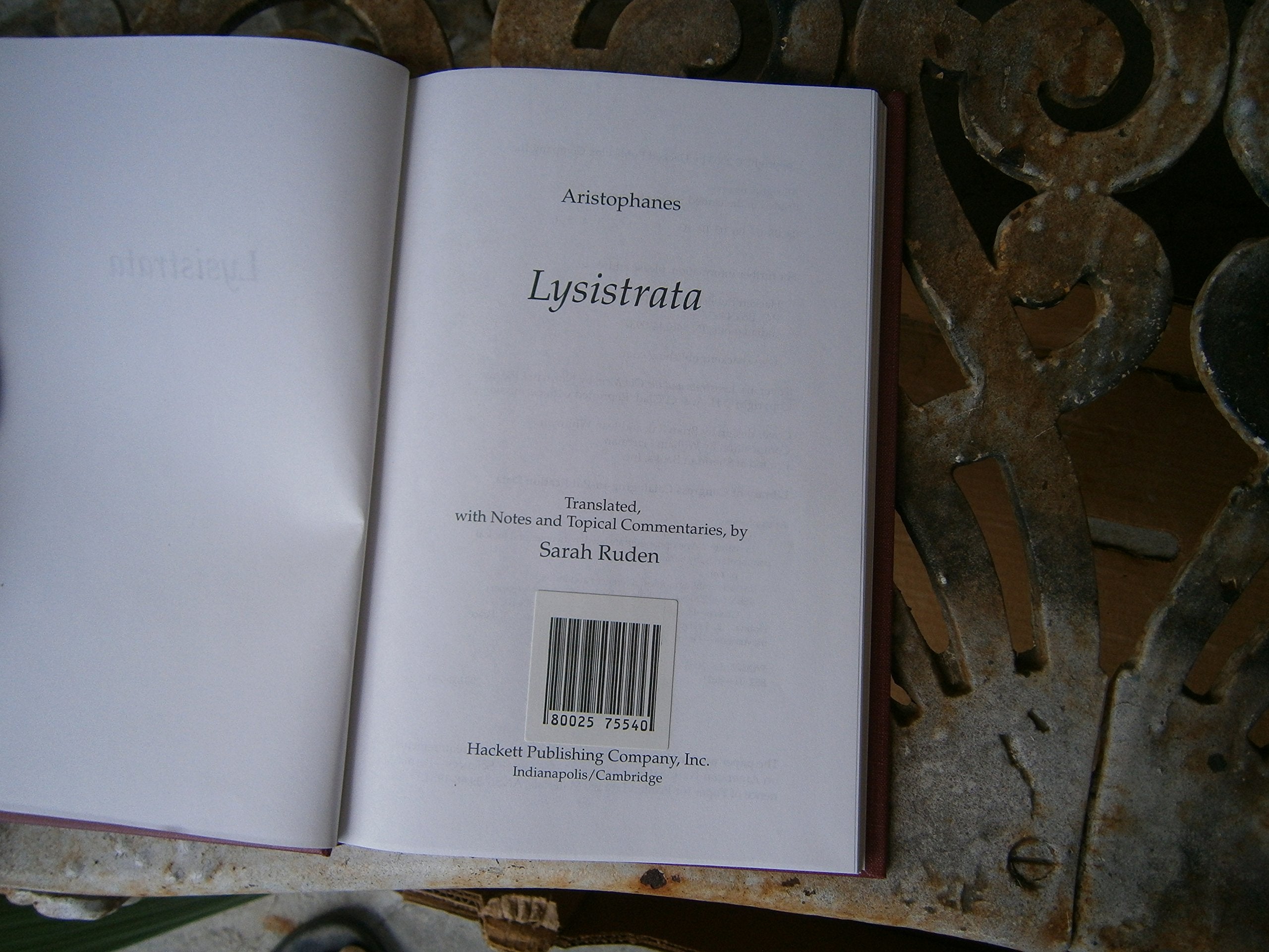 Lysistrata (Hackett Classics)