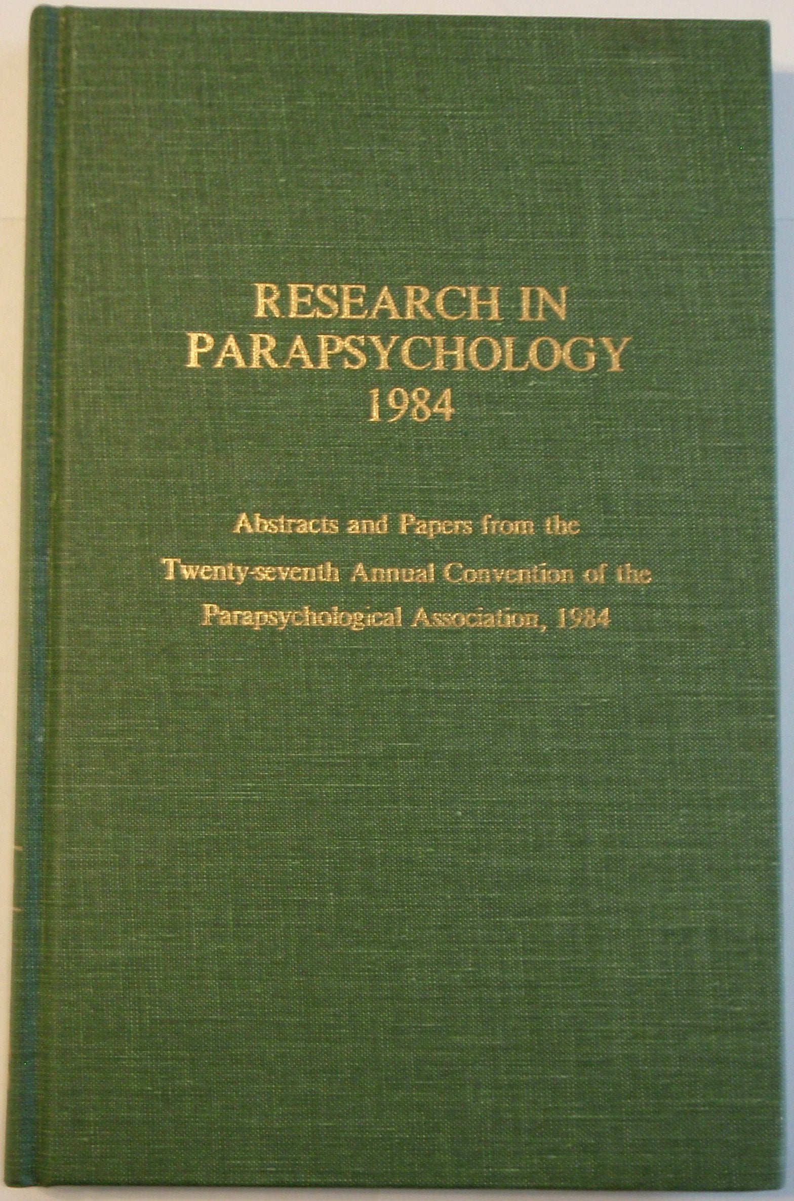 Research In Parapsychology 1984,Used